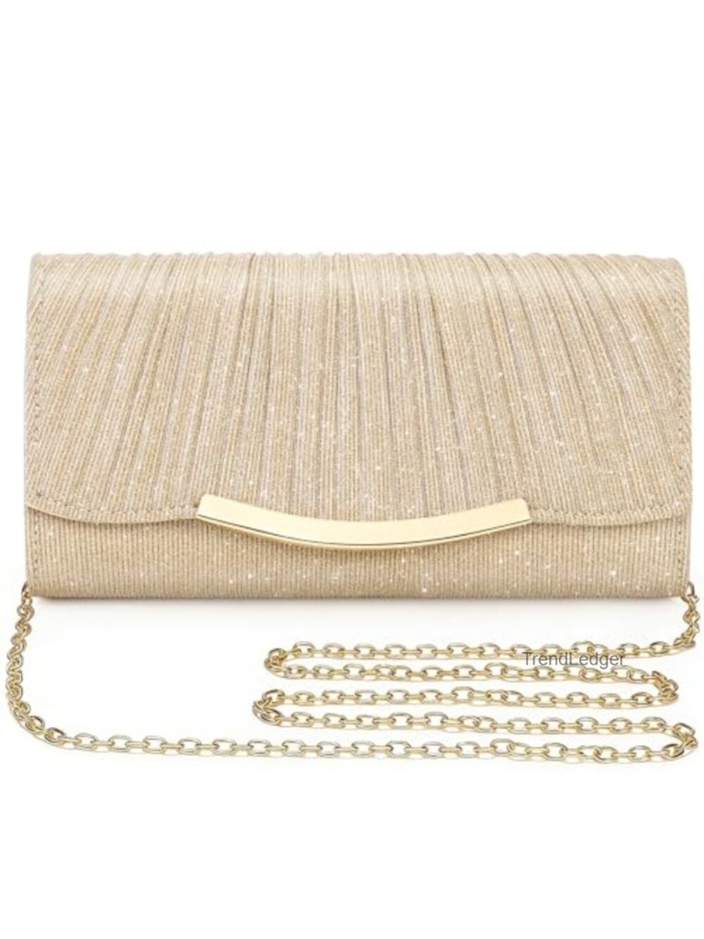 Glitter Sequin Evening Clutch for Women Formal Party Prom Wedding Bag